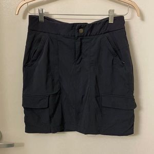 Athlete skirt skort dark cement gray.  17 inches long